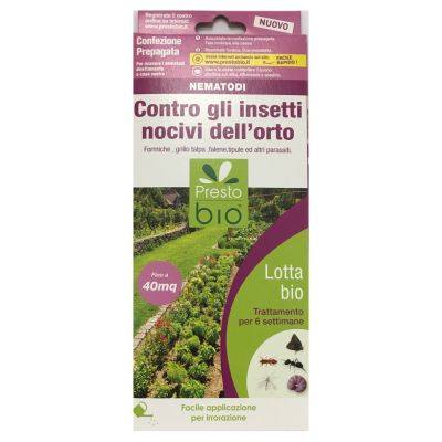 Nematodi contro gli insetti nocivi dell'orto - COUPON