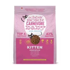 Cibo secco Gattini Kitten Born Carnivore Pollo con Uovo Kg.1,25