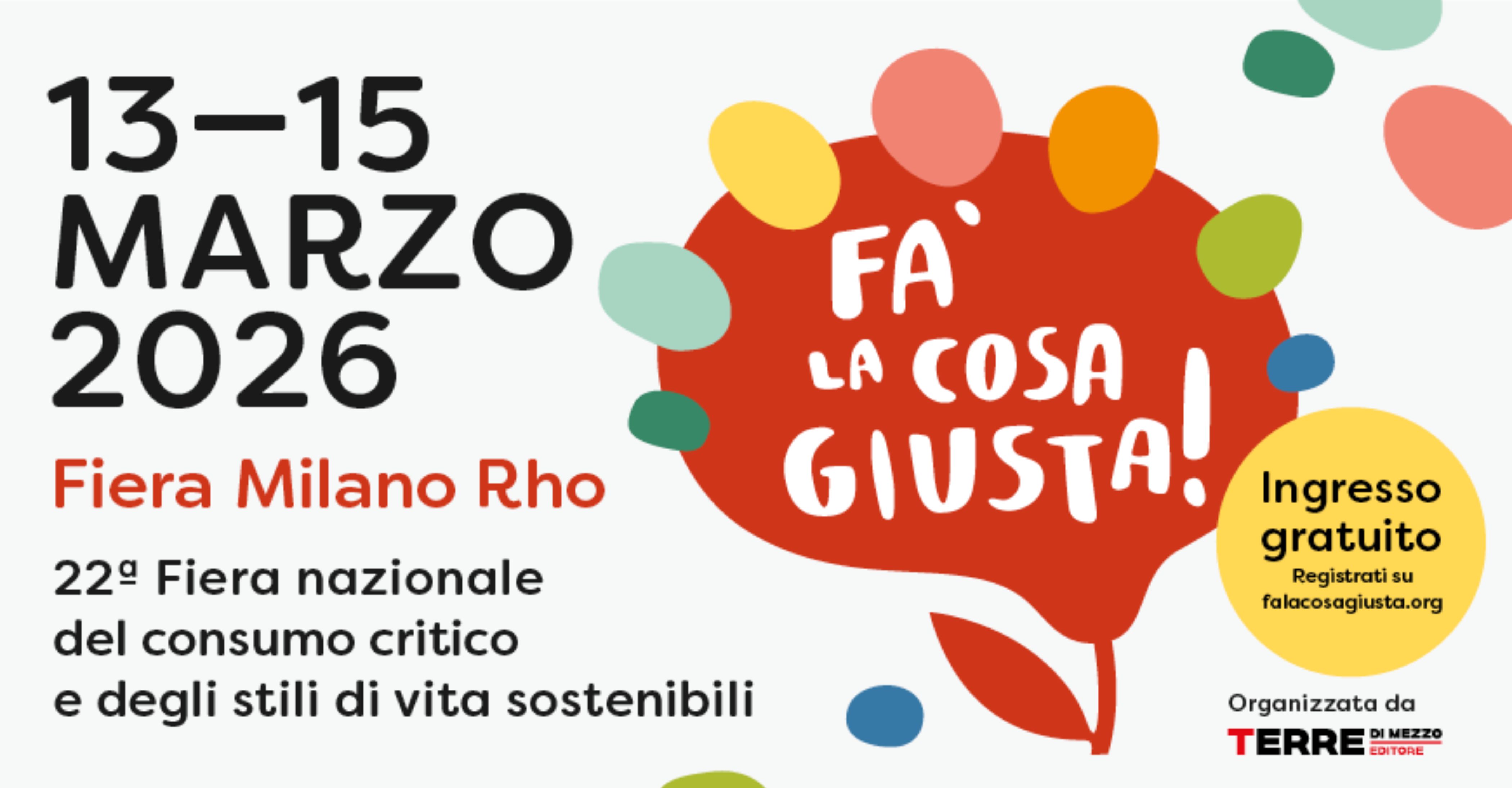 Agricola e Solabiol a Fa’ la Cosa Giusta! 2026