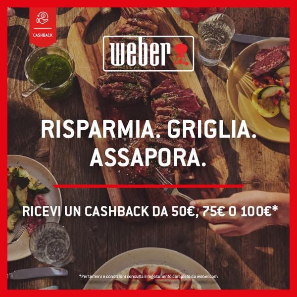 Cashback Weber Primavera 2026